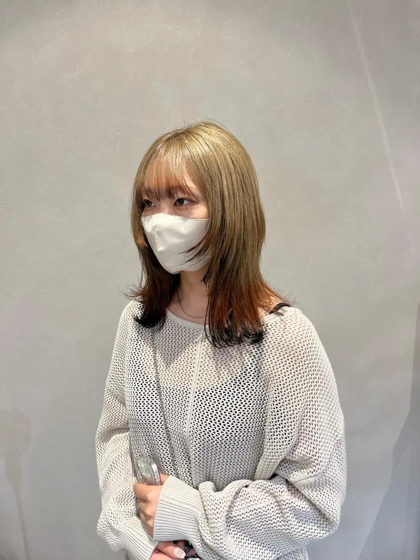 カラー 狐カラー メンズ特化 タメイシのヘアスタイル