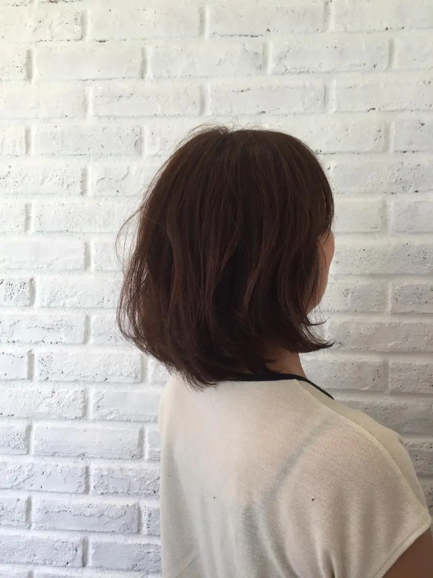ミディアム ボブ 大石 健太のヘアスタイル
