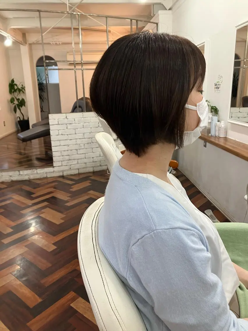 ショート ショートヘア カット 佐藤 悠生 メンズパーマ.カットのヘアスタイル