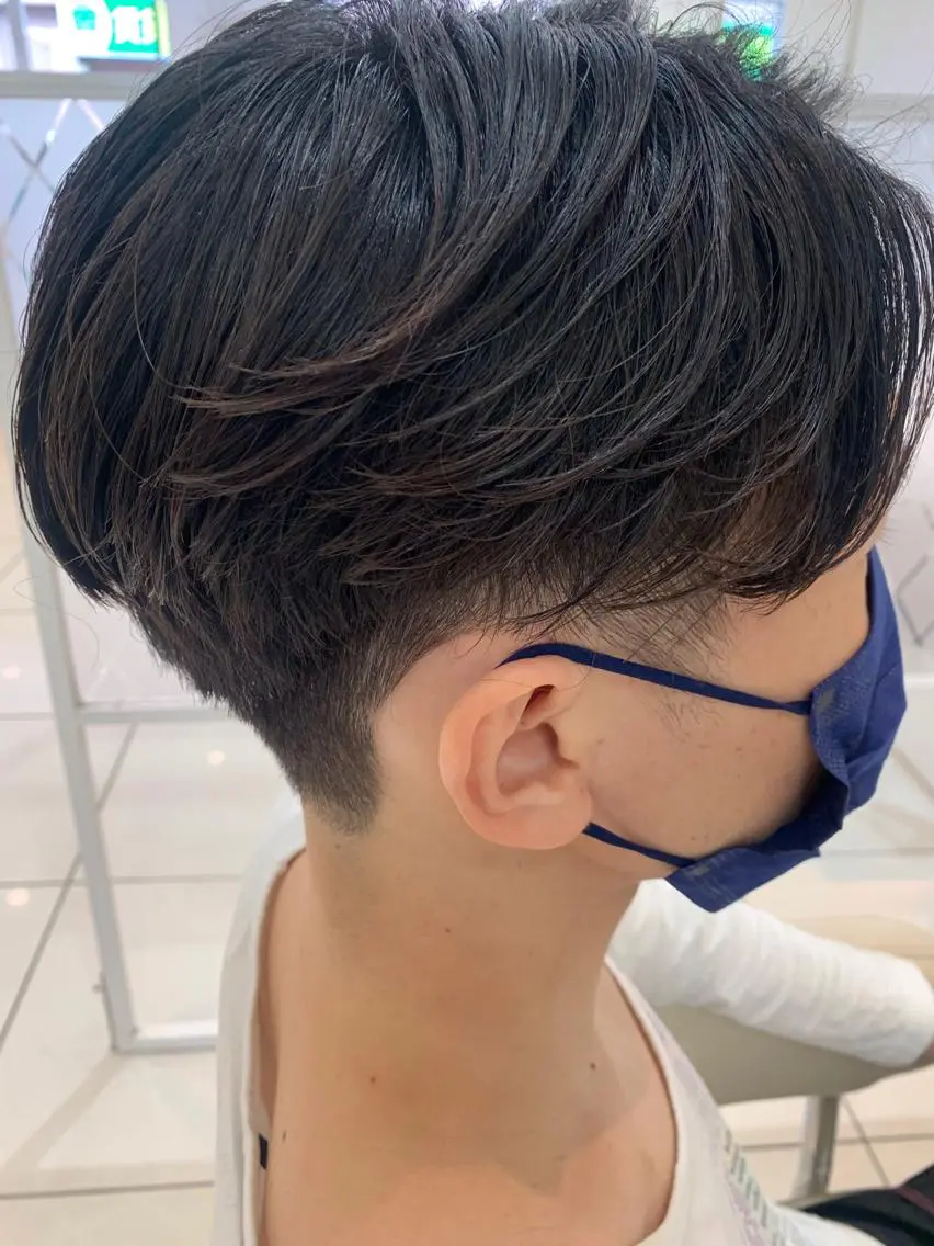 ショート メンズ カット Ash 中岡ゆうたのヘアスタイル
