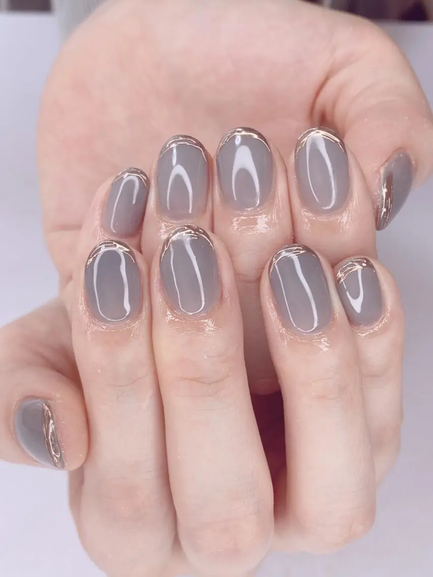ネイル アートネイル オーロラネイル 桜ネイル クリアネイル フレンチネイル Nail Salon ertiのネイルデザイン