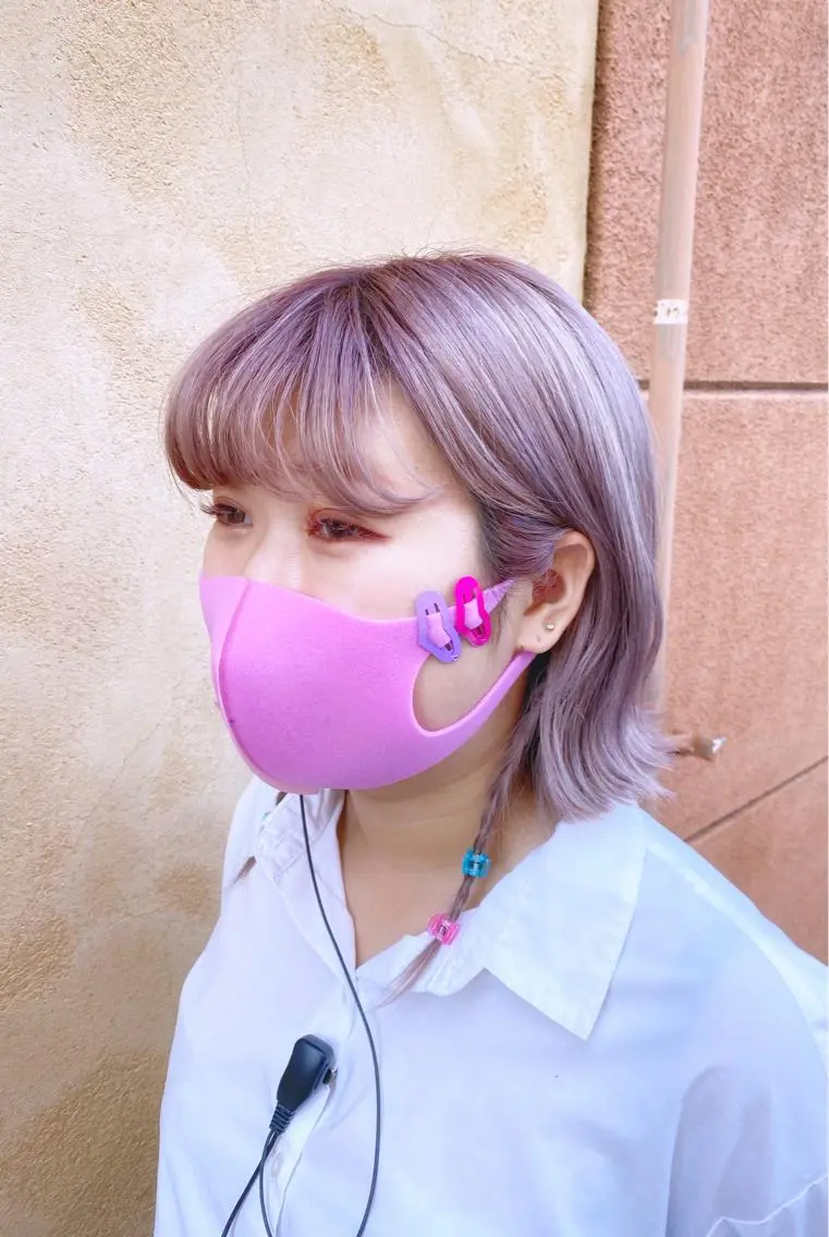 カラー ベージュカラー ブリーチ ピンクカラー ホワイトピンク ホワイトベージュ 太田 康治のヘアスタイル