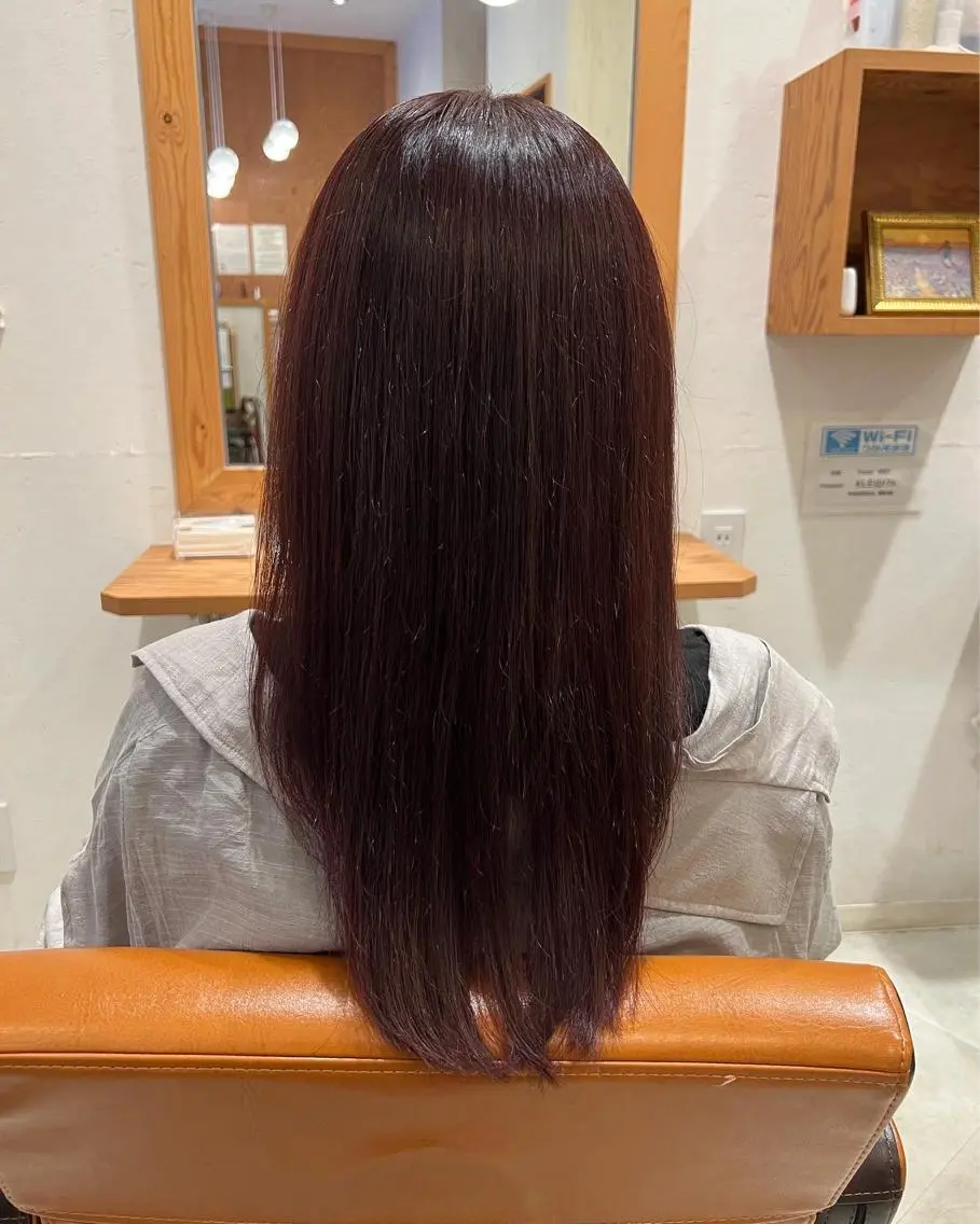 ロング カット ヘアカラー TELA HAIR 幕張本郷店 千尋のヘアスタイル