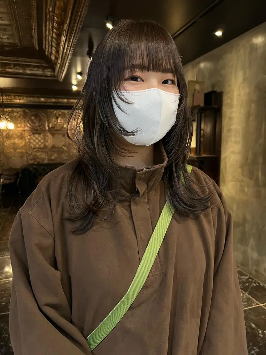セミロング カラー 圧倒的デザイン力 店長🎨RENAのヘアスタイル