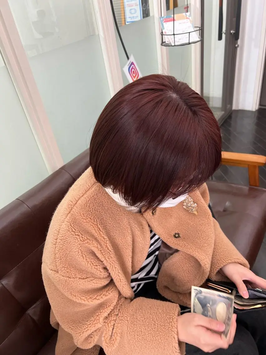 ショート カラー ブリーチ ブリーチなしカラー 樽川 紗月のヘアスタイル