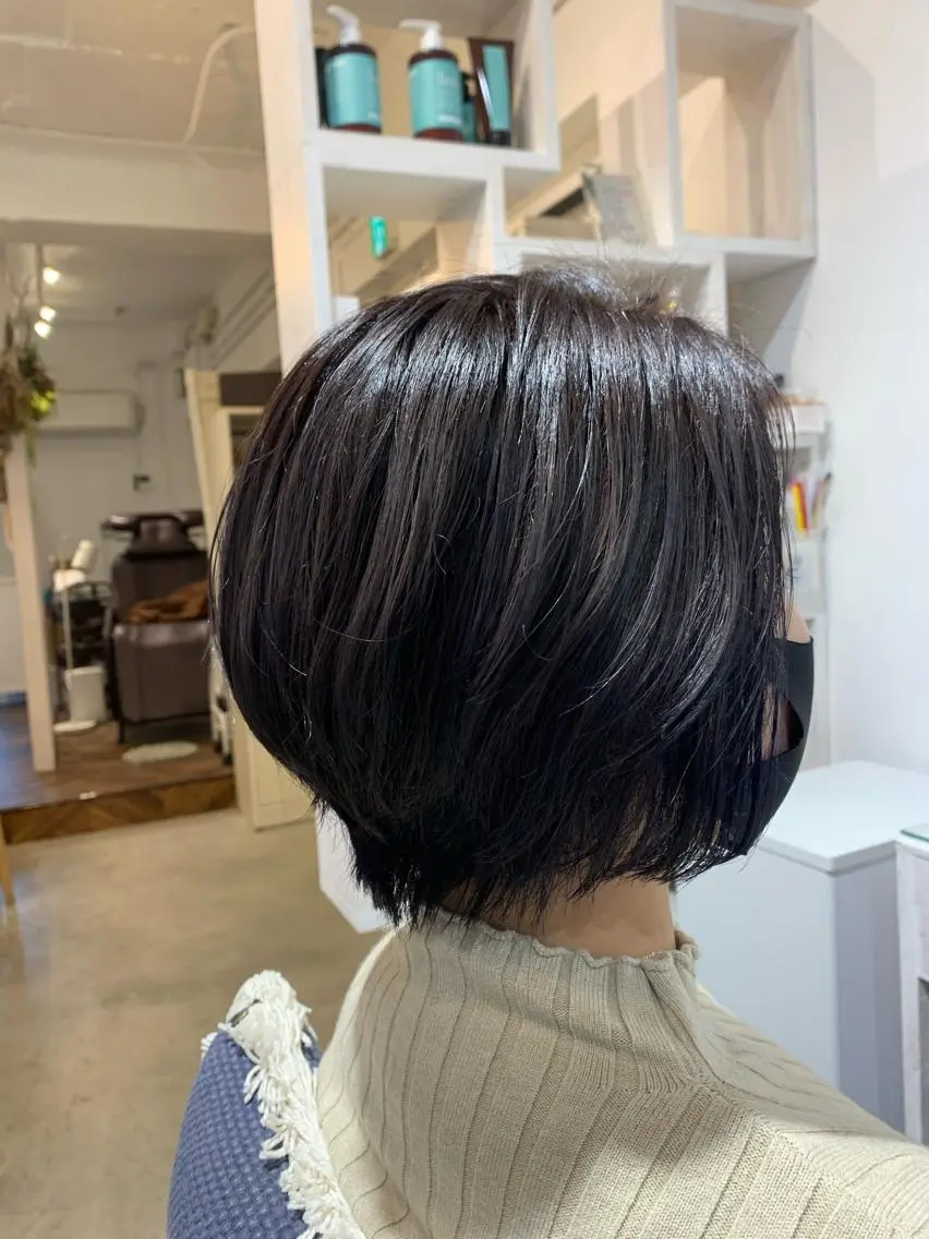 ミディアム カラー ヘアアレンジ メンズ ネイル ヘアカラー トリートメント Sia中野新橋 『JUNYA』のヘアスタイル