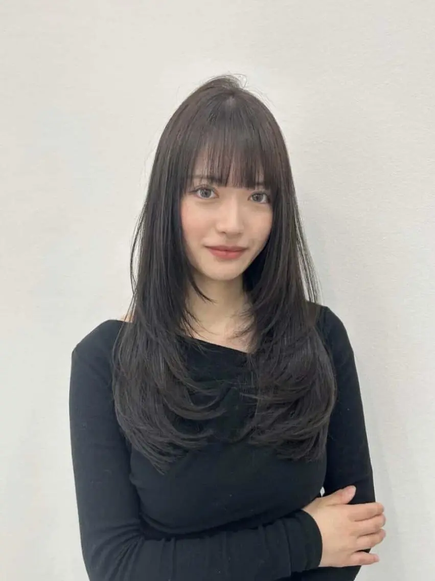 ロング カラー ブリーチ 透明感カラー グレージュ ブリーチなしカラー オリーブカラー カット ヘアカラー トリートメント 初めてでも安心🌟 newi町田✂のヘアスタイル
