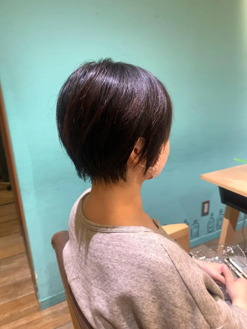 ショート カラー ショートヘア メンズパーマ&メンズ 縮毛矯正/平野/渋谷のヘアスタイル