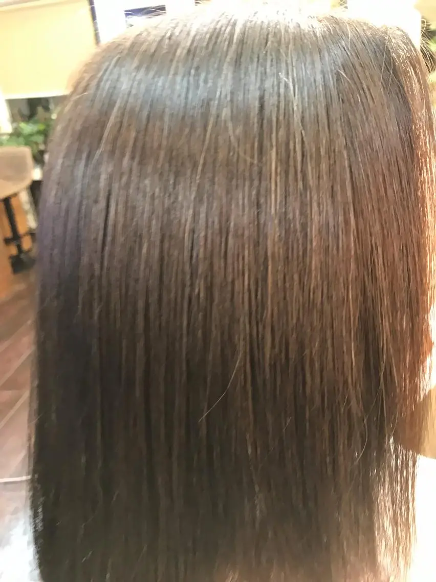 セミロング カラー パーマ 桧山 真のヘアスタイル