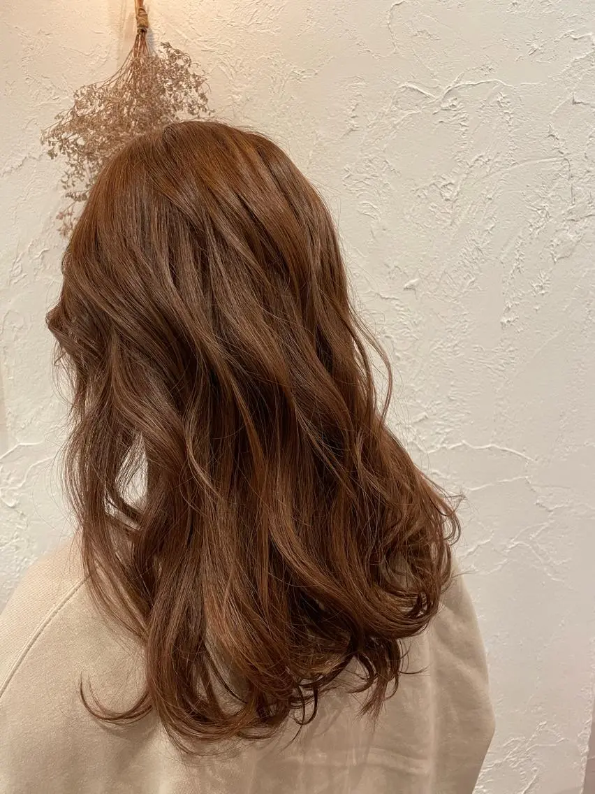 ロング カラー ヘアカラー 🌸小掛🌸 豊橋外国人風カラーのヘアスタイル