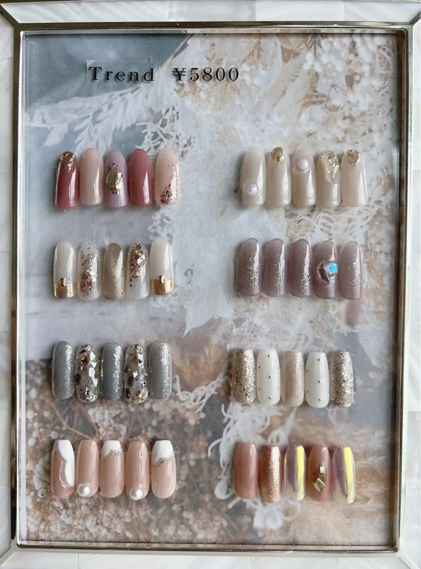 ネイル フットネイル 韓国ネイル ハンドネイル nail salon Lauleaのネイルデザイン