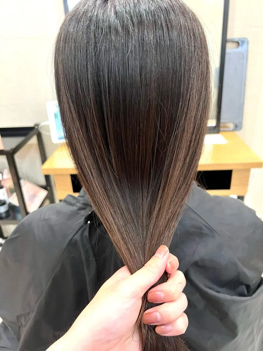 ロング トリートメント カット メンズカット曲がる 縮毛矯正佐々木タクマのヘアスタイル