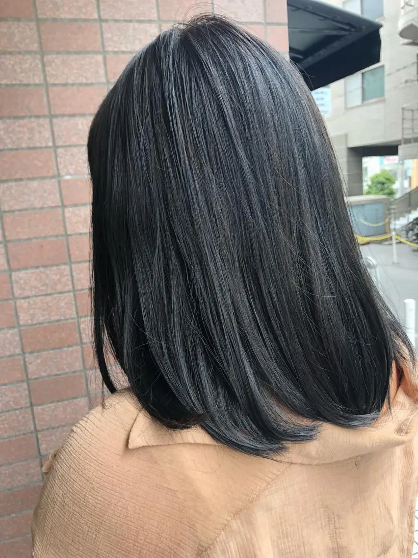ミディアム ヘアカラー トリートメント 縮毛矯正の達人 ☆　松本のヘアスタイル