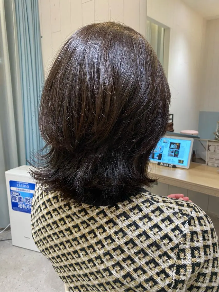 ミディアム メンズパーマ・ カット モリヤ🌺のヘアスタイル