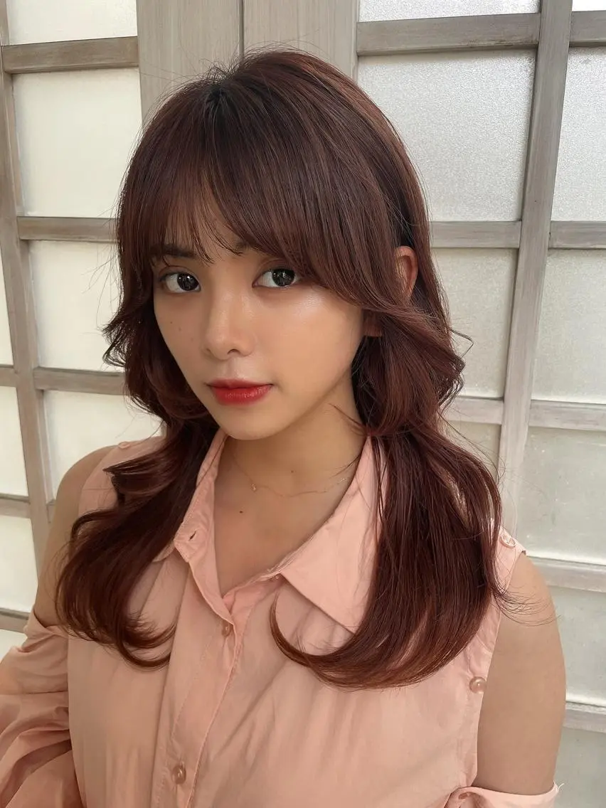 セミロング ヨシンモリ ❤️ショートカット ・顔周りカット❤️のヘアスタイル