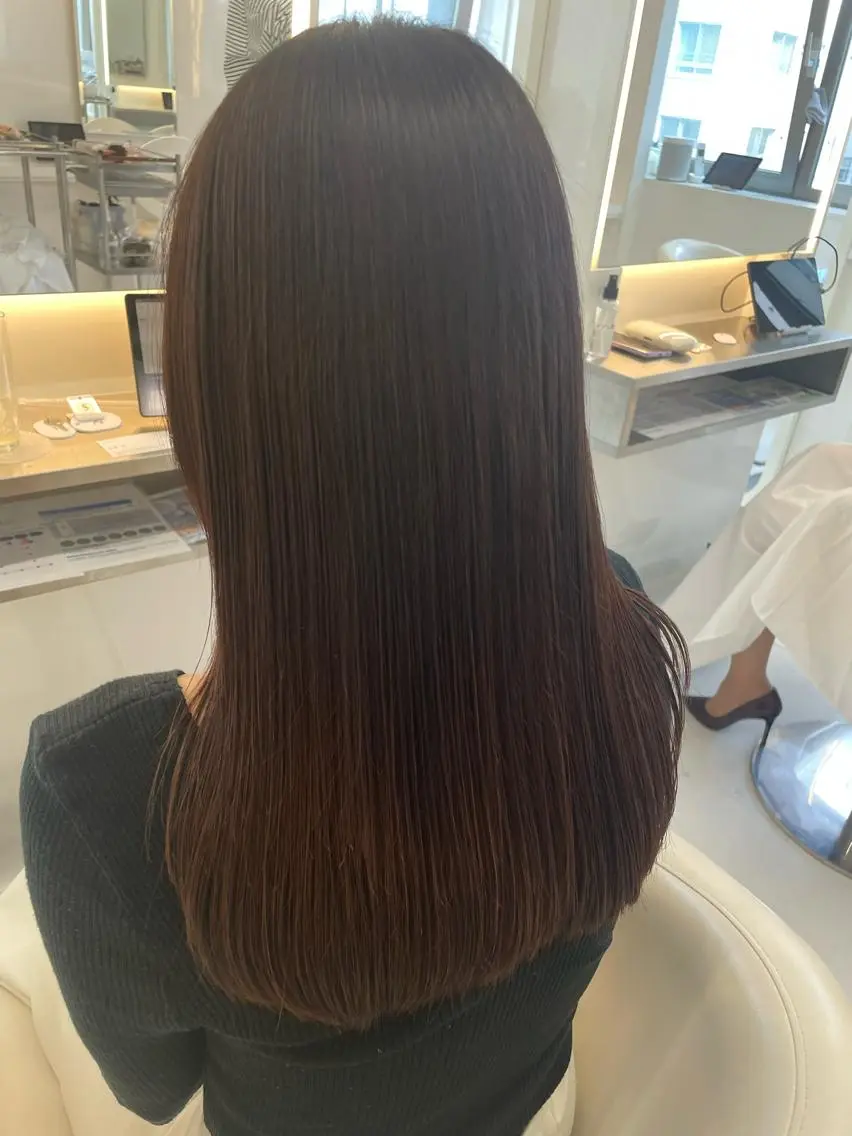 ロング 髪質改善 縮毛矯正 💈髪質改善メニュー 佐藤 萌💈のヘアスタイル