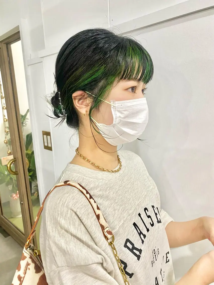 ショート カラー ヘアアレンジ ひなの .のその他イメージ