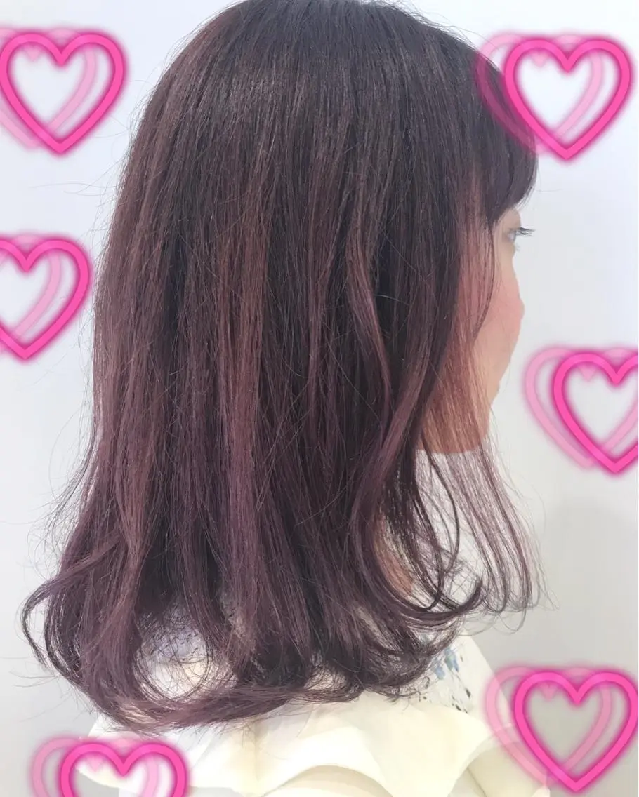 カラー ブラウンカラー ピンクカラー 新宿駅近♡個室 ♡関口三都季🌜のヘアスタイル