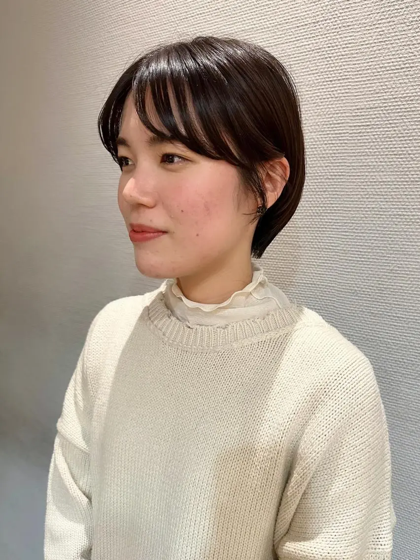 ショート 伸ばしかけ ショートヘア ota miyuuのヘアスタイル