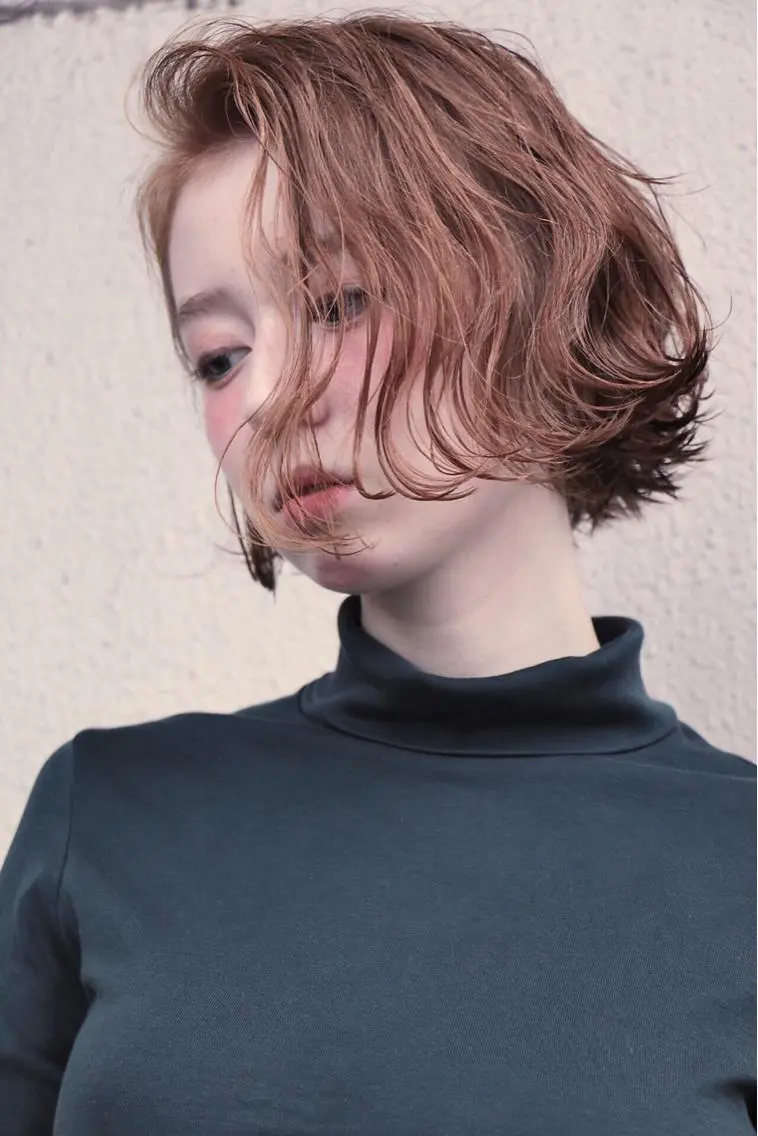 ショート カット ヘアカラー トリートメント 一ノ瀬 暁のヘアスタイル