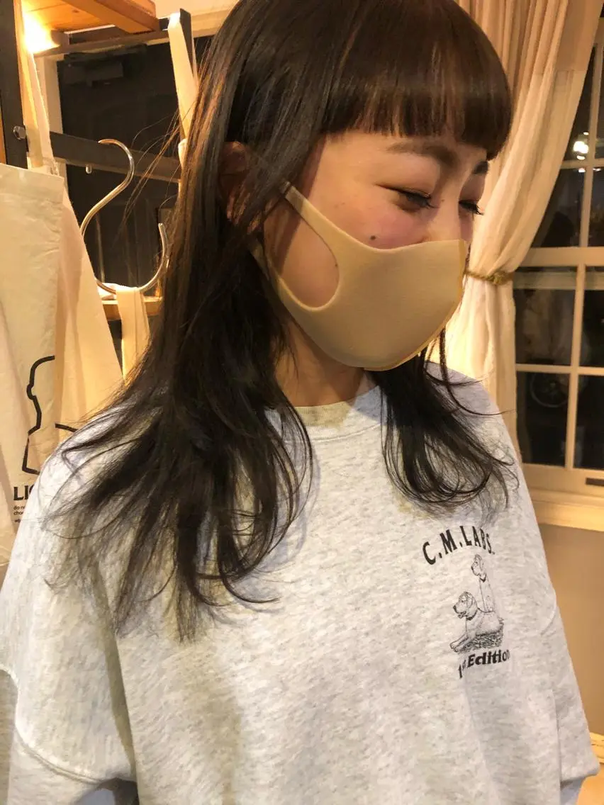セミロング カラー eri kinjoのヘアスタイル