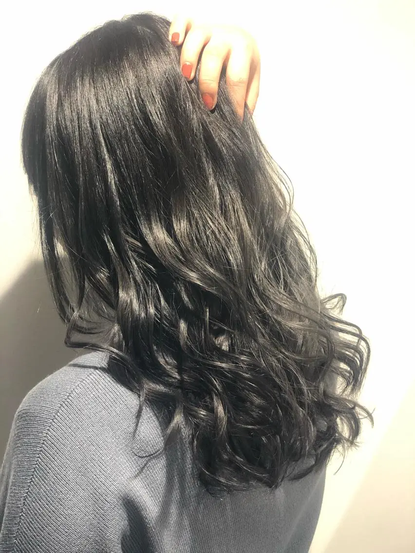セミロング 縮毛矯正の達人 ☆　松本のヘアスタイル