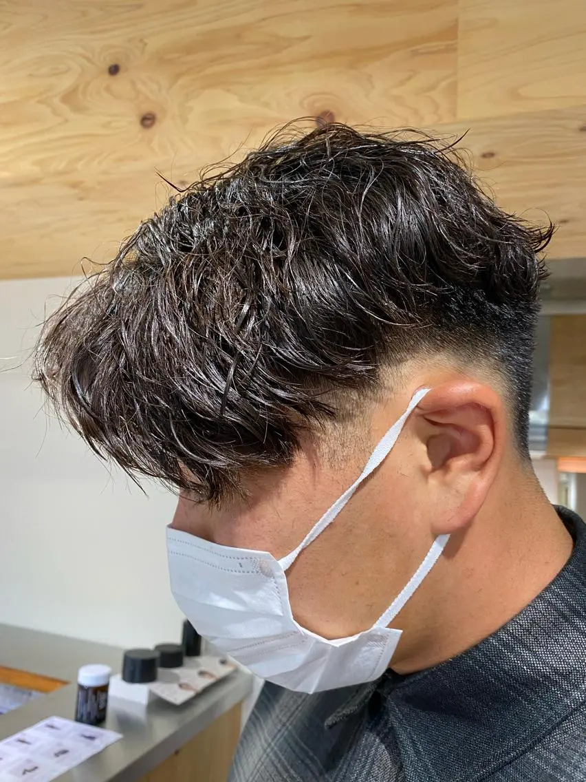 パーマ メンズ カット パーマ トリートメント ヘアセット 再現性No.1ヘア ごーた立川のヘアスタイル