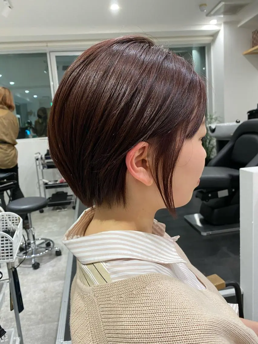 ショート カラー ショートヘア JILBLAN京都 ショート/ハイライトのヘアスタイル