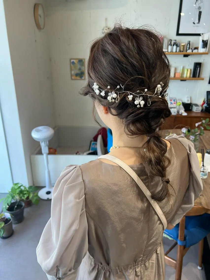 ヘアアレンジ ヘアセット 風元 亜友美のその他イメージ