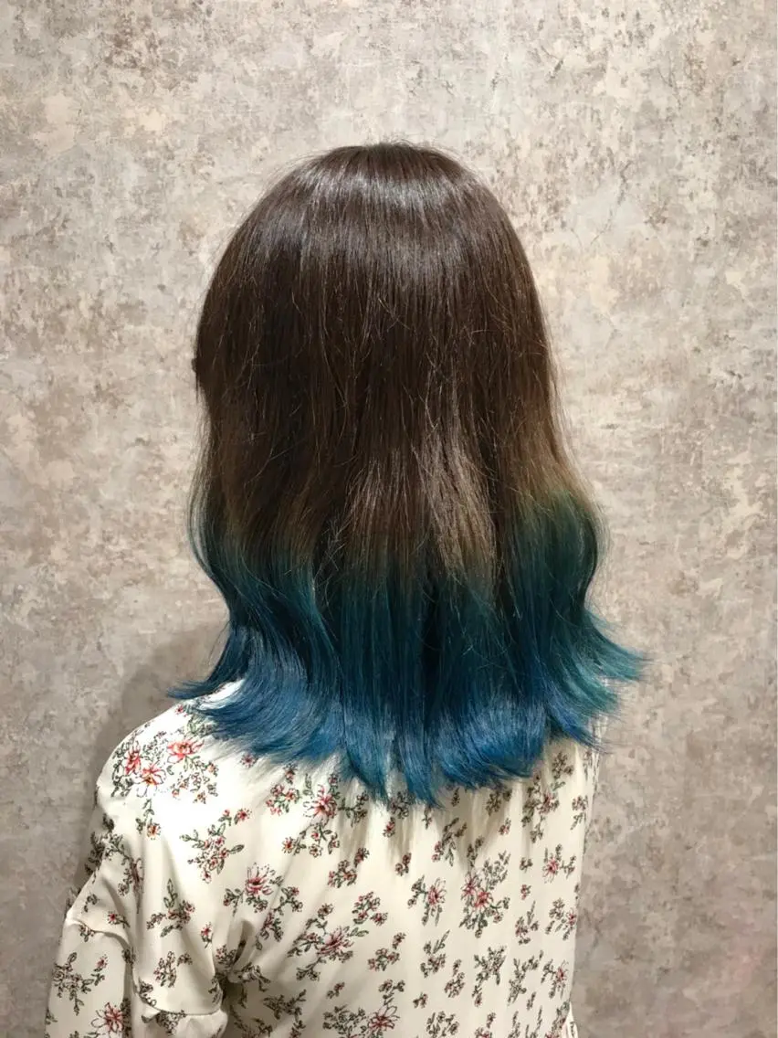 ミディアム カラー 🫟Blanco🫟 Color&Careのヘアスタイル