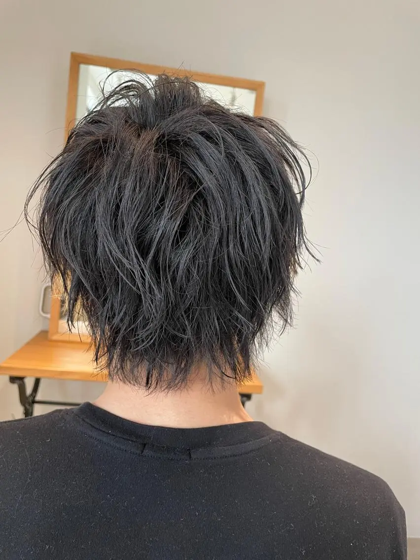 ショート パーマ メンズ 🌙19時以降通える メンズ専門 コーダイのヘアスタイル