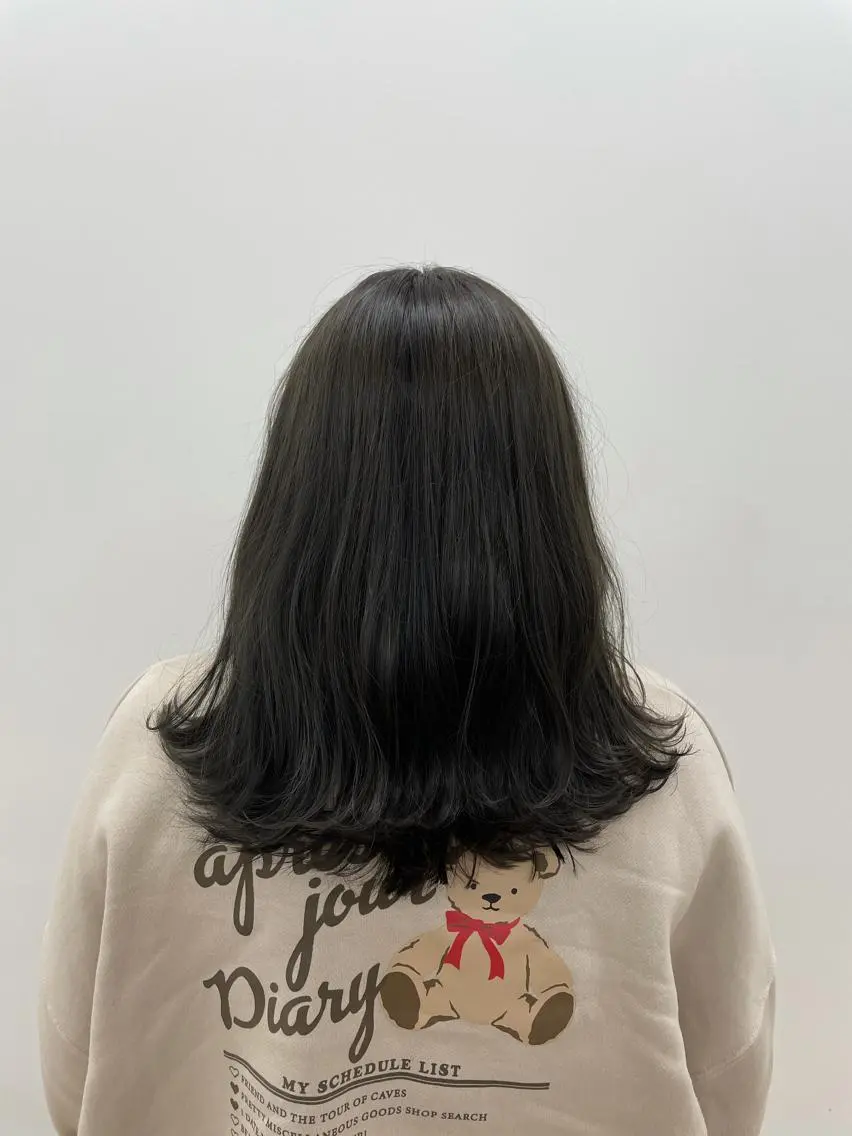 セミロング カラー トリートメント カット 縮毛矯正 トリートメント newiGRANDE 🌈萩原聖也のヘアスタイル