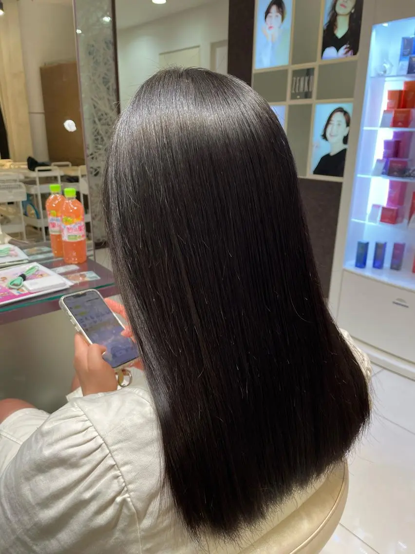 ロング パーマ 𓊆美髪矯正𓊇岡田 昂樹のヘアスタイル