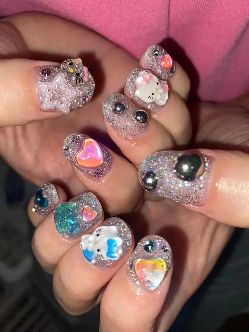 ネイル フラッシュネイル 個性派🌺推しネイル 💅💞hota🐇のネイルデザイン