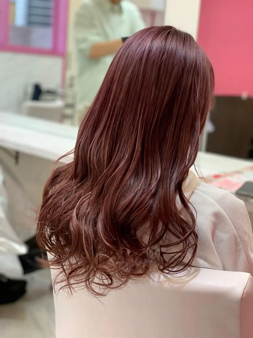 ロング カラー カット ヘアカラー ✨透明感カラー×艶髪 ✨生神優季のヘアスタイル