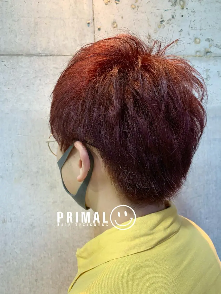 ショート カット ヘアカラー 佐瀬竜矢PRIMAL /portのヘアスタイル