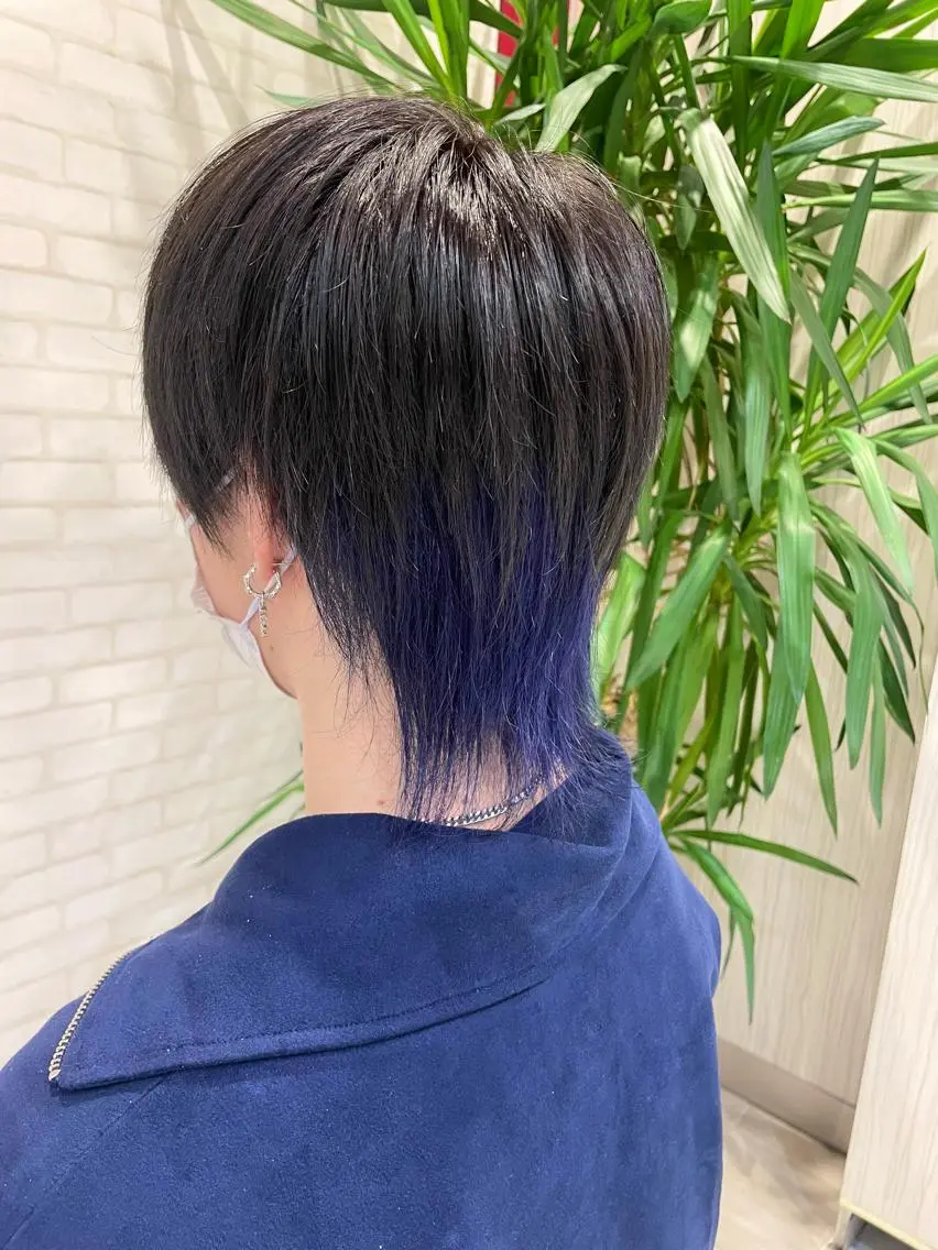 メンズ メンズインナーカラー 飯塚 愛美のヘアスタイル