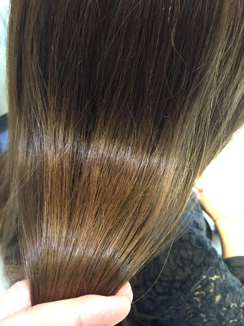 ロング カラー 永岡 鉄平のヘアスタイル