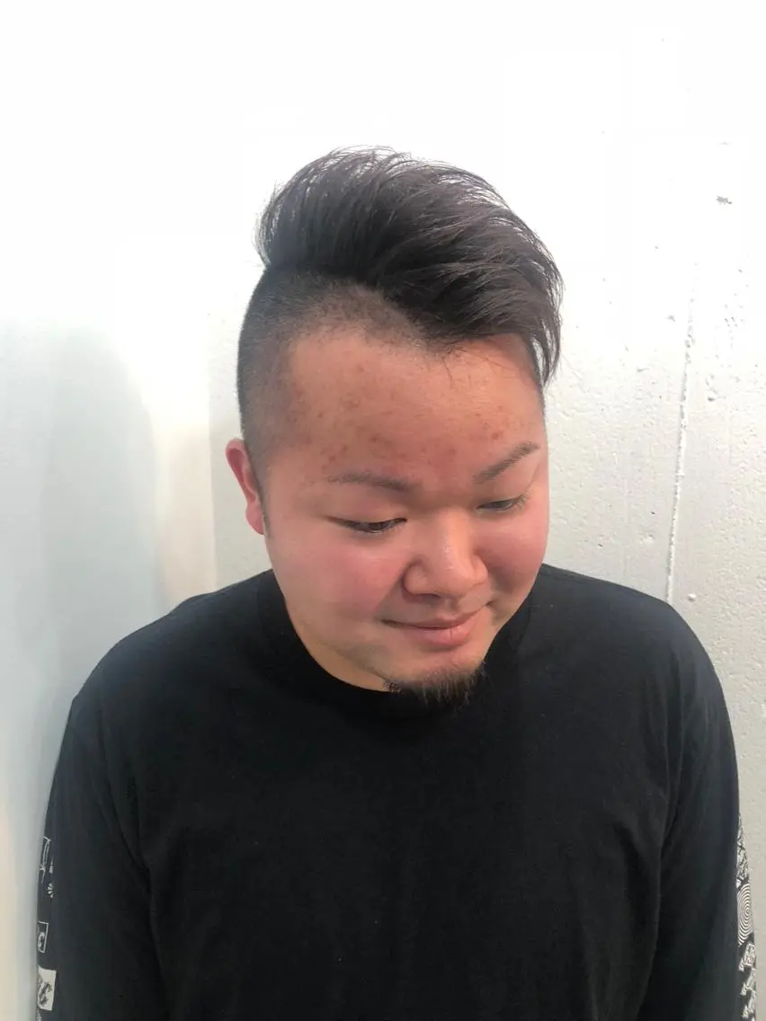 メンズ モヒカン 久木原 ゆりのヘアスタイル