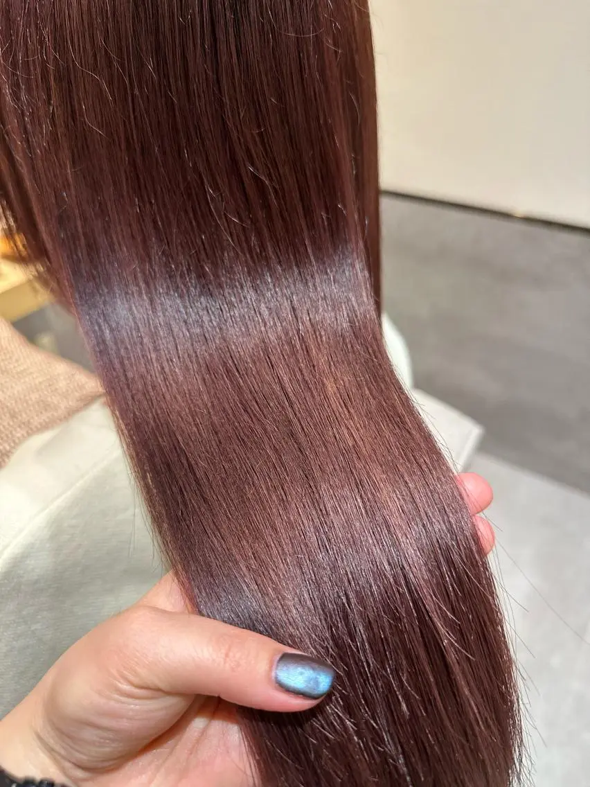 ロング カラー やまぐち あやみのヘアスタイル