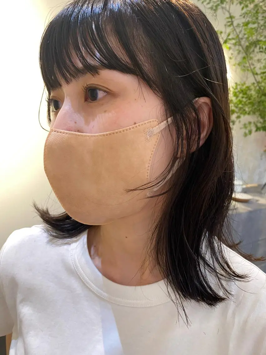 ミディアム カラー 砂原 ひよりのヘアスタイル