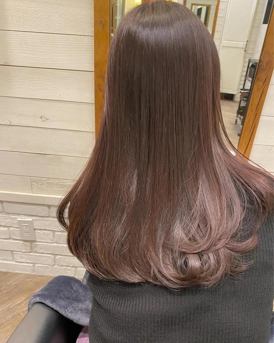 ロング カラー ベージュカラー ラベンダーカラー ラベンダーピンク ピンクカラー ピンクベージュ 🌸透明感艶 カラー🌸Yuukiのヘアスタイル
