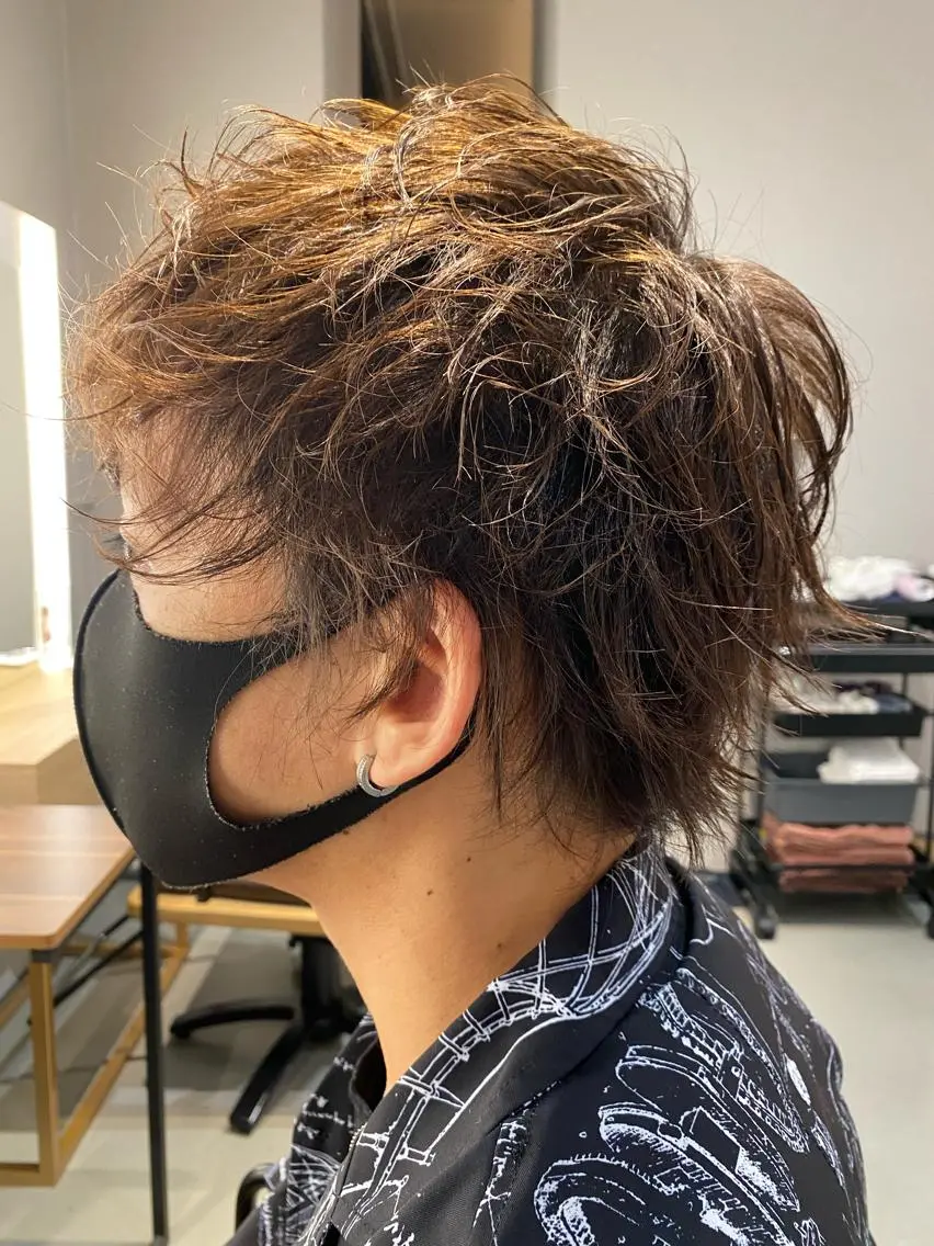 メンズ unopulir 景山 凌のヘアスタイル