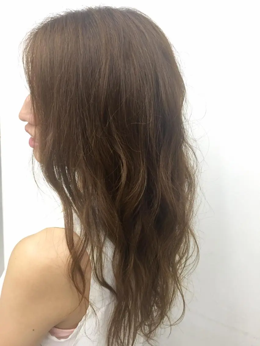 ロング カラー アッシュ 岩崎 裕司のヘアスタイル