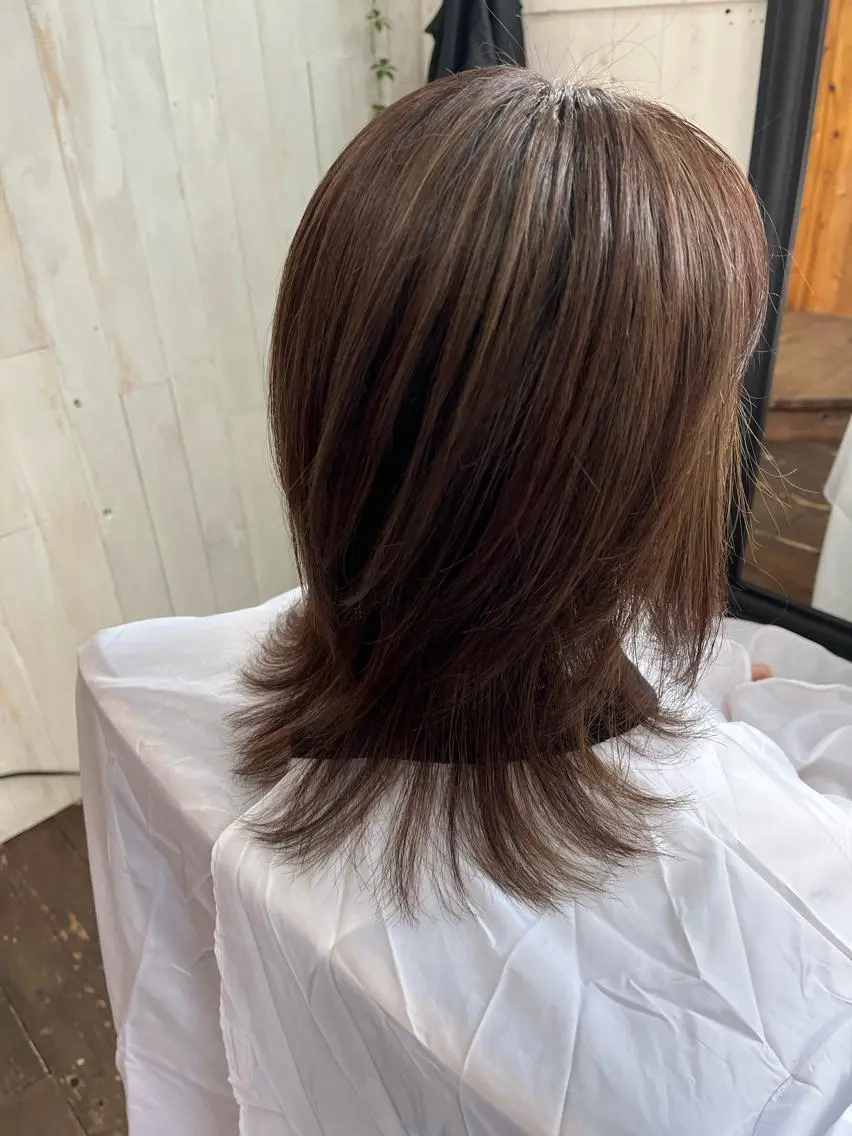 ミディアム 紙屋 隼人のヘアスタイル