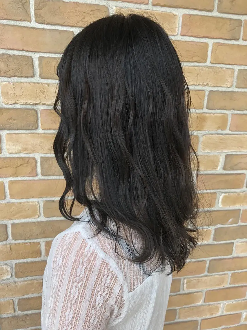 ミディアム カラー ヘアアレンジ ❣️倉敷❣️美髪 カラー能登一成のヘアスタイル