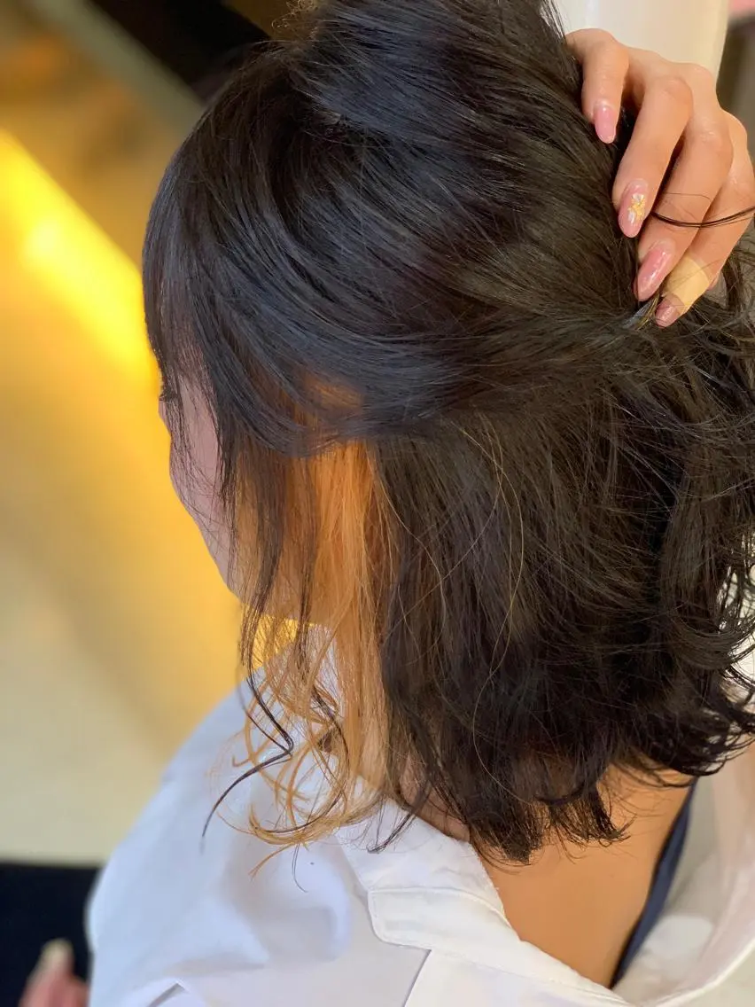 ショート カラー インナーカラー ヘアカラー トリートメント ✂️大門 巧✂️ LAFF心斎橋店のヘアスタイル