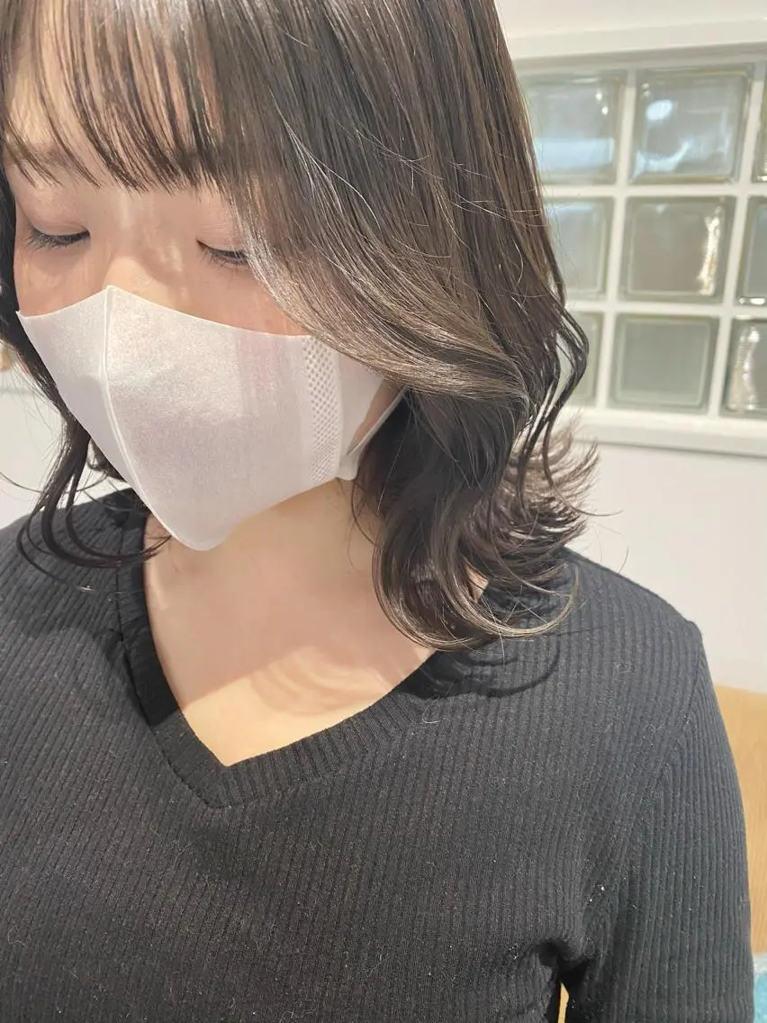 ミディアム カラー カット ヘアカラー 【safric】 NAOのヘアスタイル