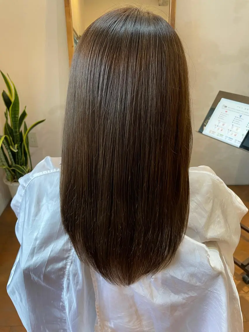 ロング カラー カット 縮毛矯正 トリートメント AKALA HAIR 西宮店 Juriのヘアスタイル