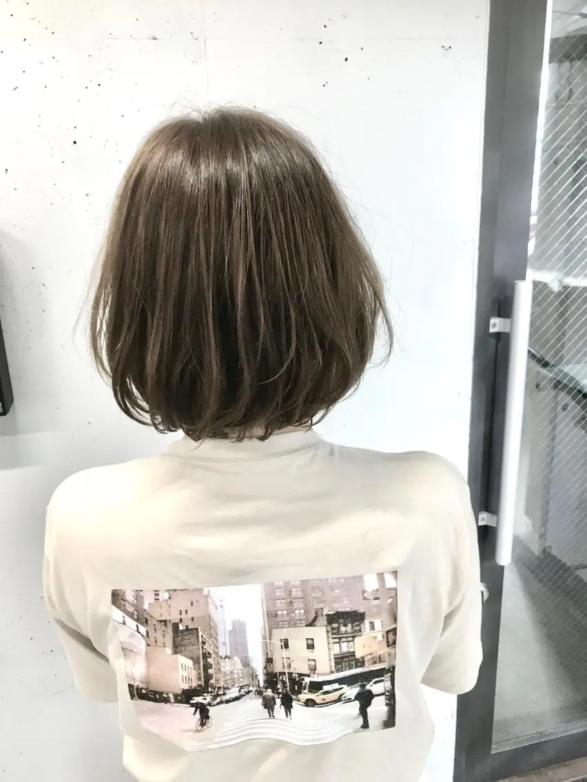 ショート ショートボブ ボブ ショートヘア カット ヘアカラー トリートメント 新井 広樹のヘアスタイル